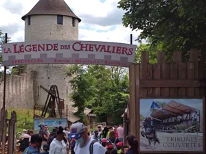 Sortie à Provins - spectacle des chevaliers